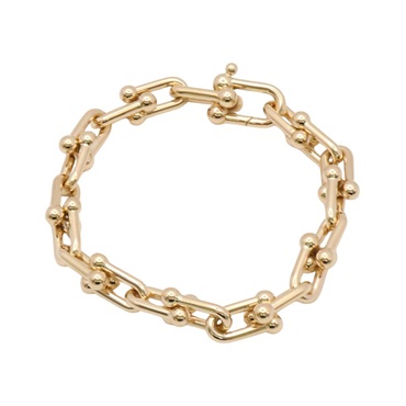 Tiffany & Co 蒂芬妮 HardWear Medium Link 手鏈 18K黃金 70881691