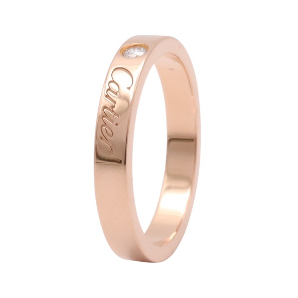 Cartier 卡地亞 C de Cartier 戒指 單鑽 18K玫瑰金 CRB4086400