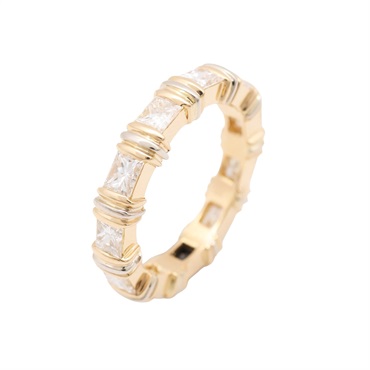 Cartier 卡地亞 Apollonia Full 戒指 #52 18K黃金 鑽石 B4002400