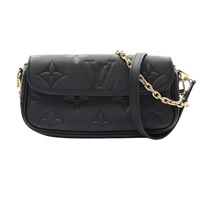 LOUIS VUITTON LV 路易威登 Wallet On Chain Ivy 兩用包 黑色 原花壓紋牛皮 M82154