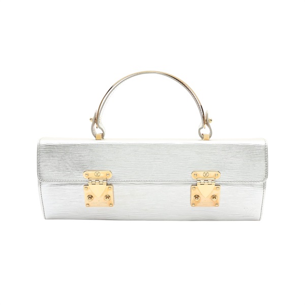 LOUIS VUITTON LV 路易威登 Galaxia 手提包 銀色 Epi水波紋 牛皮 M92183