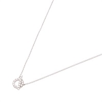 HERMES 愛馬仕 Finesse 鑽石 項鍊 18K白金 H219310B 00