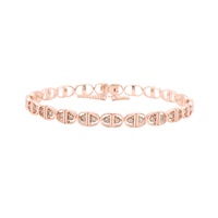 JEWELRY 無品牌珠寶 14K玫瑰金 鑽石 手環 Diamond 11.8g