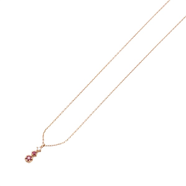 JEWELRY 無品牌珠寶 項鍊 10K黃金 紅寶石 Ruby 0.8g