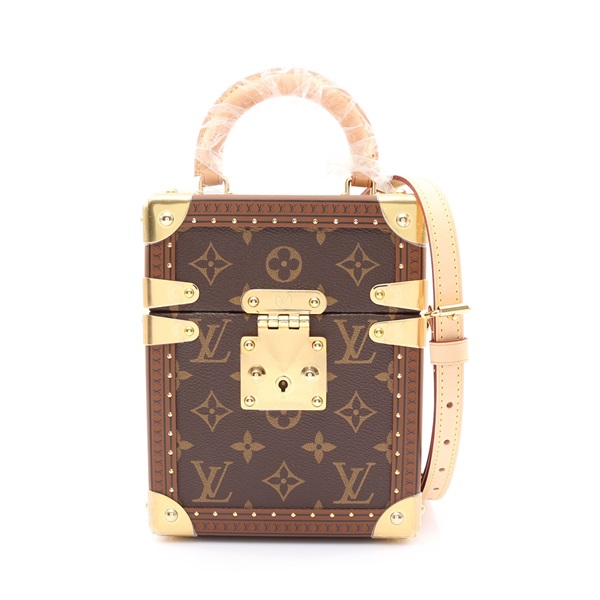 LOUIS VUITTON LV 路易威登 Camera Box 硬殼兩用包 棕色 原花 PVC塗層帆布 M10079