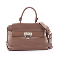 Salvatore Ferragamo 費拉格慕 Sofia 兩用包 棕色 牛皮 BW-21 A896
