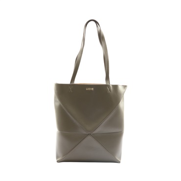 LOEWE 羅威 Puzzle Fold Medium 肩背包 綠色 牛皮 A657G50X01