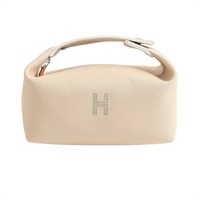 HERMES 愛馬仕 Bride a Brac PM 小包 收納包 淺褐色 棉質 H104222M