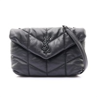 Yves Saint Laurent 聖羅蘭 Loulou Puffer Mini 肩背包 黑色 牛皮 620333