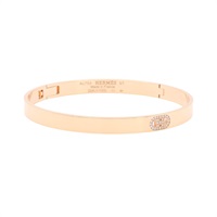 HERMES 愛馬仕 H d'ancre PM 手環 18K玫瑰金 鑽石 H115423B00ST