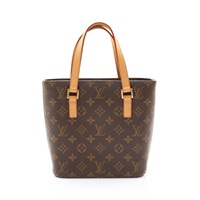 LOUIS VUITTON LV 路易威登 Vavin PM 手提包 棕色 原花帆布 M51172