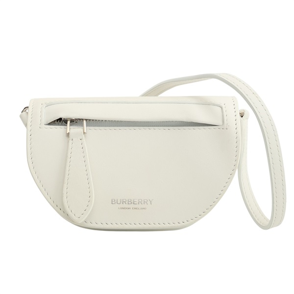BURBERRY 巴寶莉 Olympia Micro 肩背包 白色 牛皮 8040736