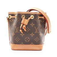 LOUIS VUITTON LV 路易威登 Nano Noe 小水桶包 肩背包 棕色 原花帆布 M81266