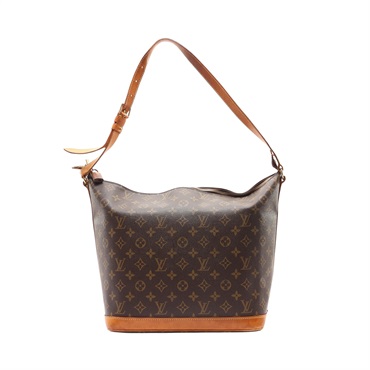 LOUIS VUITTON LV 路易威登 Amphar Three 肩背包 棕色 原花帆布 無鏡子/無Key M47275