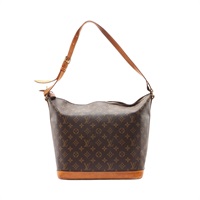 LOUIS VUITTON LV 路易威登 Amphar Three 肩背包 棕色 原花帆布 無鏡子/無Key M47275