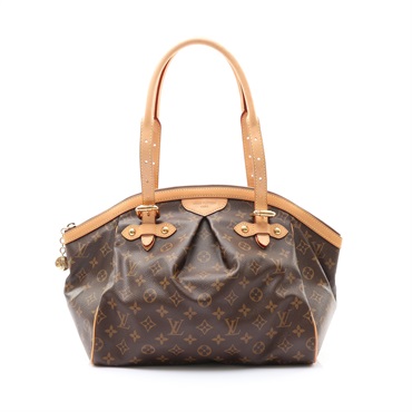 LOUIS VUITTON LV 路易威登 Tivoli GM 肩背包 棕色 原花帆布 M40144