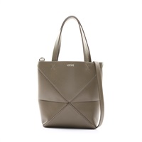 LOEWE 羅威 Mini Puzzle Fold 肩背包 卡其色 牛皮 A657V25X01