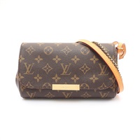 LOUIS VUITTON LV 路易威登 Favorite MM 肩背包 棕色 原花帆布 M40718