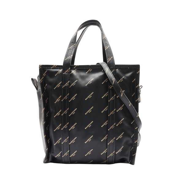 BALENCIAGA 巴黎世家 BAZAR SHOPPER S 兩用包 黑色 牛皮 443096