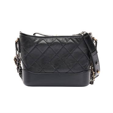 CHANEL 香奈兒 Gabrielle Hobo 肩背包 黑色 牛皮 A91810
