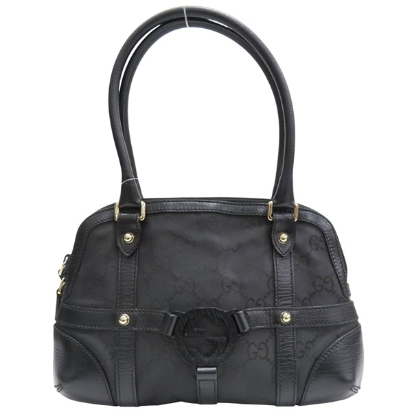黑色 GG帆布 手提包【GUCCI 古馳】 253341