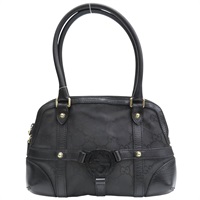 黑色 GG帆布 手提包【GUCCI 古馳】 253341