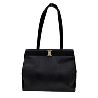 黑色 牛皮 Vara 托特包 【Salvatore Ferragamo 費拉格慕】