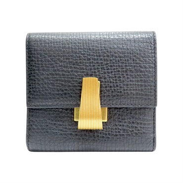 黑色 牛皮 三折短夾 576637【BOTTEGA VENETA 寶緹嘉】 576637