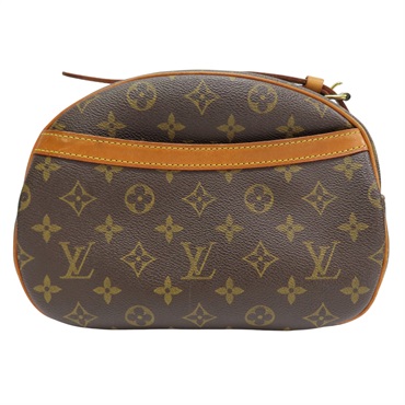 棕色 原花 帆布 Blois 肩背包【LOUIS VUITTON LV 路易威登】 M51221