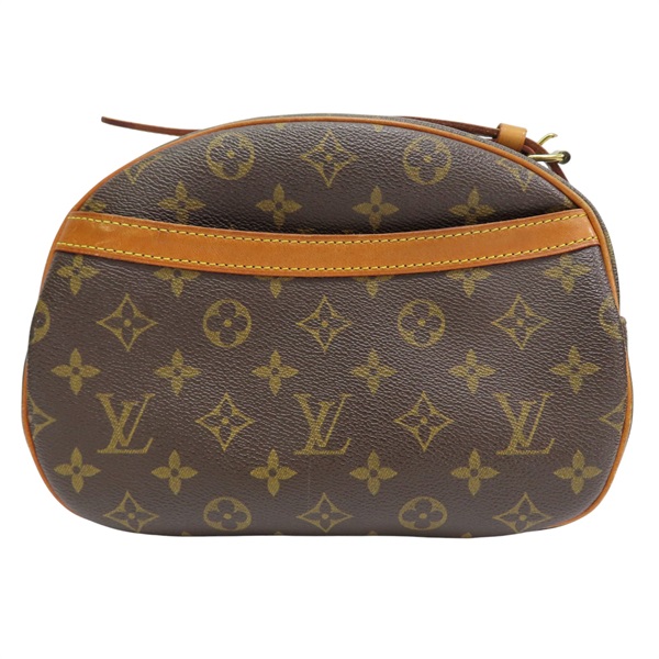 棕色 原花 帆布 Blois 肩背包【LOUIS VUITTON LV 路易威登】 M51221