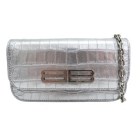 銀色 牛皮壓紋 Gossip 單肩包【BALENCIAGA 巴黎世家】 688894