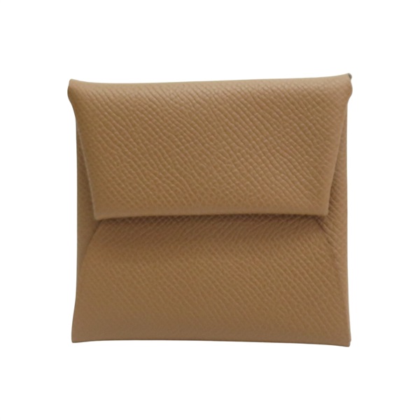 棕色 Espom牛皮 Bastia 零錢包 W刻【HERMES 愛馬仕】