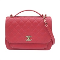 紅色 荔枝紋 牛皮 Affinity 肩背包【CHANEL 香奈兒】 A93608