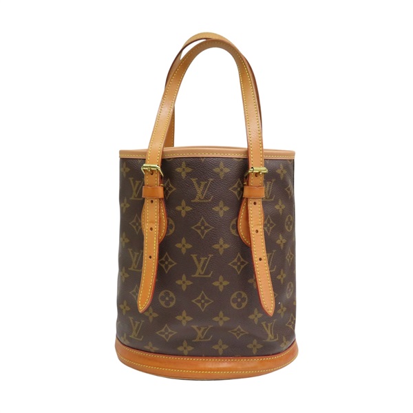 棕色 原花帆布 Petit Bucket PM 手提包 M42238【LOUIS VUITTON LV 路易威登】 M42238
