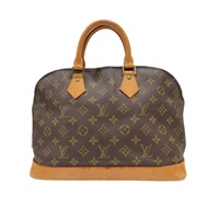 棕色 原花 帆布 Alma PM 手提包【LOUIS VUITTON LV 路易威登】 M51130