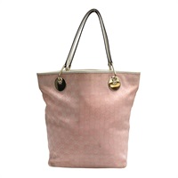 粉色 帆布 GG Eclipse Tote 手提包【GUCCI 古馳】 120836