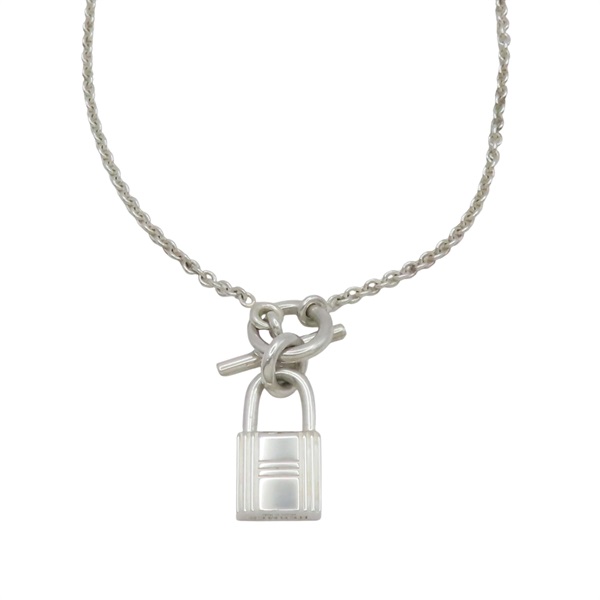 925純銀 Kelly Cadenas 墜飾 項鍊【HERMES 愛馬仕】 H121331B 00