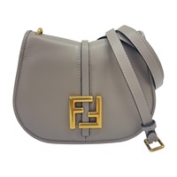 咖灰色 牛皮 C'mon Small 肩背包【FENDI 芬迪】 8BS082