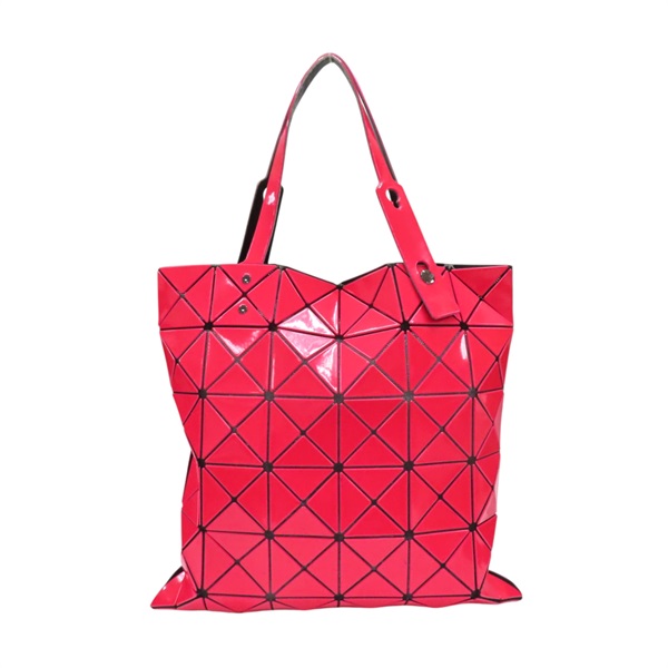 粉/紅色 PVC塗層帆布 手提包 BB83-AG603-27【BAO BAO ISSEY MIYAKE 三宅一生】 BB83-AG603-27