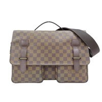 棕色 原花帆布 Broadway 肩背包【LOUIS VUITTON LV 路易威登】 N42270