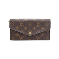 棕色 原花帆布 扣式 長夾 M60531【LOUIS VUITTON LV 路易威登】 M60531