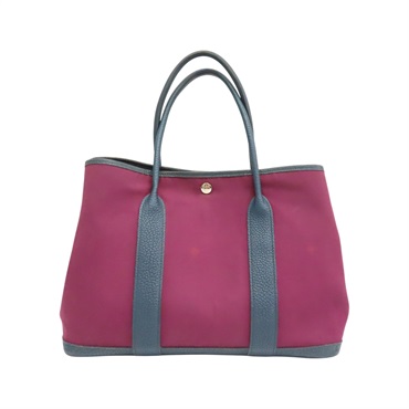 加倫紫帆布 Garden Party 36 肩背包 H065867CK T刻【HERMES 愛馬仕】 H065867CK