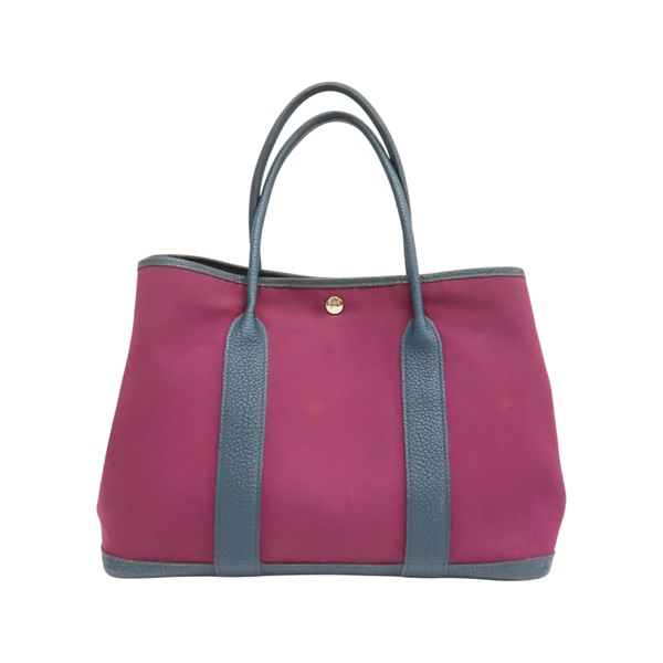 加倫紫帆布 Garden Party 36 肩背包 H065867CK T刻【HERMES 愛馬仕】 H065867CK