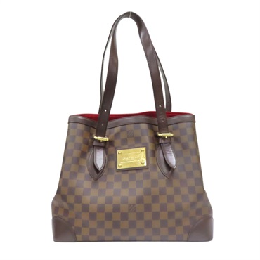 棕色 棋盤格 帆布 Hampstead MM 肩背包【LOUIS VUITTON LV 路易威登】 N51204
