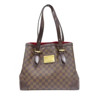棕色 棋盤格 帆布 Hampstead MM 肩背包【LOUIS VUITTON LV 路易威登】 N51204
