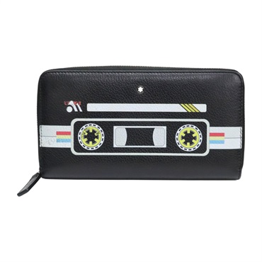 黑色 牛皮 Mix tapes Meisterstuck 拉鍊 長夾【MONTBLANC 萬寶龍】