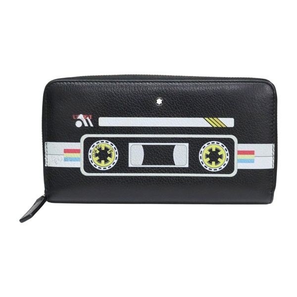 黑色 牛皮 Mix tapes Meisterstuck 拉鍊 長夾【MONTBLANC 萬寶龍】