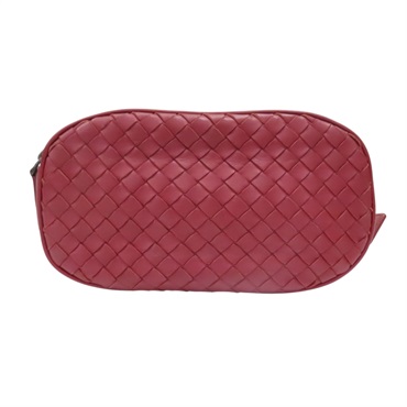 紅色 編織羊皮 腰包【BOTTEGA VENETA BV 寶緹嘉】