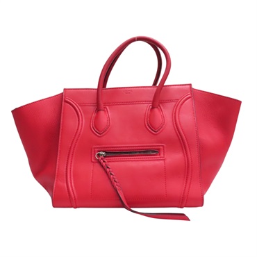 紅色 牛皮 Luggage Phantom 手提包【CELINE 賽琳】