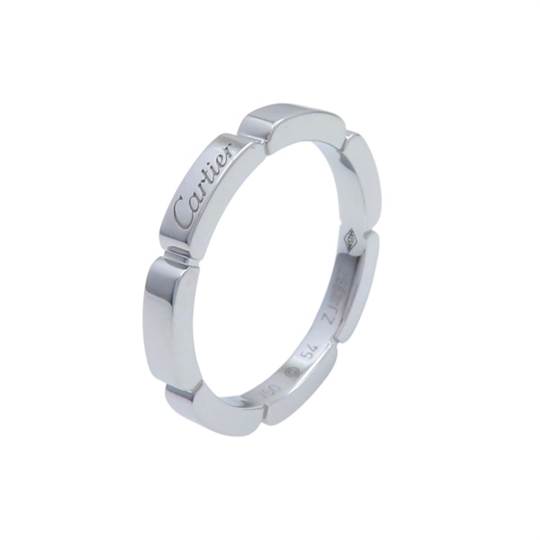 18K白金 Maillon Panthere 戒指 54【Cartier 卡地亞】 B4083554